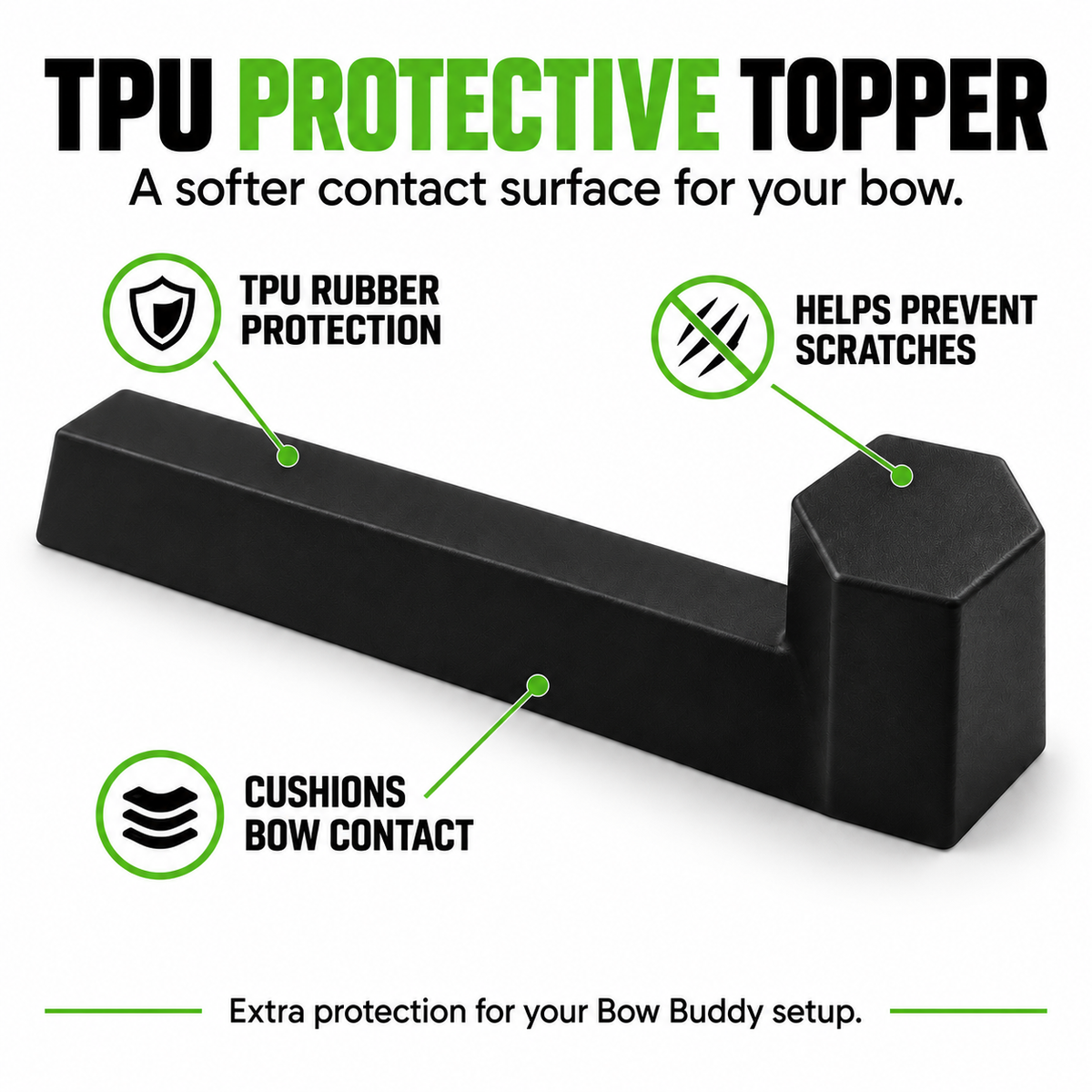 Bow Buddy TPU Rubber Protective Topper