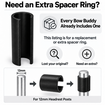 Bow Buddy Replacement Spacer Ring - For 12mm Headrest Posts
