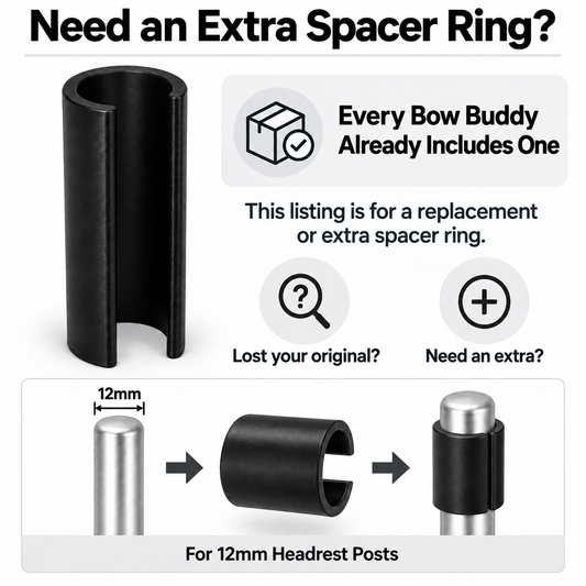 Bow Buddy Replacement Spacer Ring - For 12mm Headrest Posts