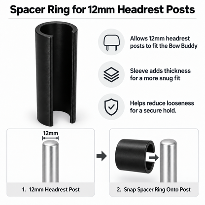 Bow Buddy Replacement Spacer Ring - For 12mm Headrest Posts